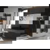 Mexen Ares fürdőszobai radiátor 1500 x 500 mm, 630 W, Fekete - W102-1500-500-00-70