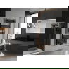 Mexen Ares fürdőszobai radiátor 1500 x 600 mm, 733 W, Fekete - W102-1500-600-00-70