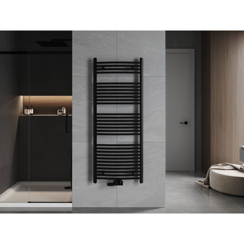 Mexen Ares fürdőszobai radiátor 1500 x 600 mm, 733 W, fekete - W102-1500-600-00-70