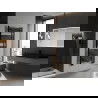 Mexen Ares fürdőszobai radiátor 1500 x 600 mm, 733 W, Fekete - W102-1500-600-00-70