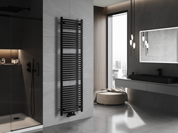 Mexen Ares fürdőszobai radiátor 1800 x 500 mm, 820 W, fekete - W102-1800-500-00-70