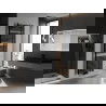 Mexen Ares fürdőszobai radiátor 1800 x 600 mm, 958 W, fekete - W102-1800-600-00-70