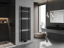 Mexen Ares fürdőszobai radiátor 1800 x 600 mm, 958 W, fekete - W102-1800-600-00-70