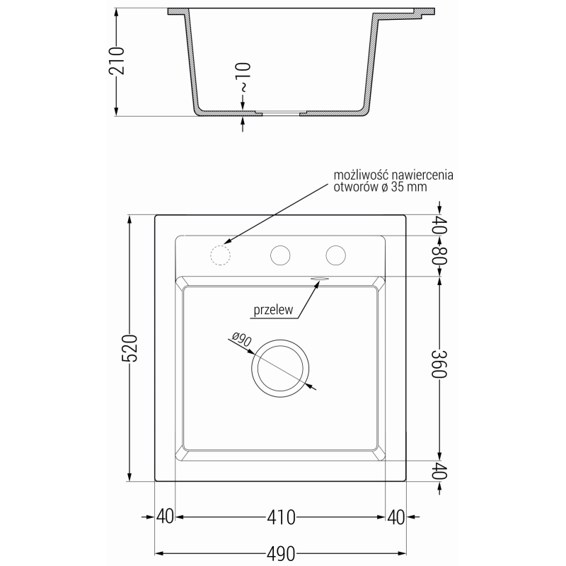 Mexen Vito chiuvetă de granit cu 1 compartiment și baterie de bucătărie Carla, albă - 6503-20-670700-50