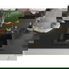 Mexen Vito chiuvetă de bucătărie din granit, 1 compartiment, cu baterie de bucătărie Carla, negru/metal argintiu - 6503-73-6707?