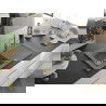 Mexen Pablo chiuvetă de granit cu un compartiment, cu picurător și baterie de bucătărie Carla, gri - 6510-71-670700-50