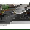 Mexen Gaspar chiuvetă de granit 1,5 camere cu scurgător și baterie de bucătărie Carla, negru - 6507-77-670700-50-B