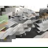 Mexen Elias chiuvetă de granit cu un compartiment, cu picurător și baterie de bucătărie Carla, Albă - 6511-20-670700-20