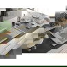 Mexen Elias chiuvetă de granit cu un compartiment, cu picurător și baterie de bucătărie Carla, Bej - 6511-69-670700-50