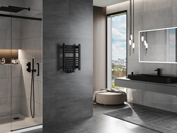 Mexen Mars Calorifer de baie 500 x 400 mm, 178 W, Neagră - W110-0500-400-00-70