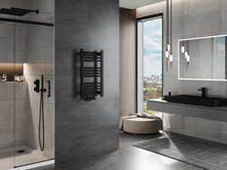 Mexen Mars Calorifer de baie 700 x 400 mm, 238 W, Neagră - W110-0700-400-00-70