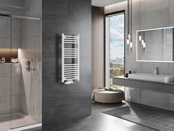 Mexen Mars Calorifer de baie 900 x 400 mm, 309 W, Albă - W110-0900-400-00-20