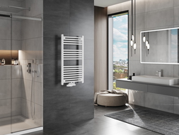 Mexen Mars Calorifer de baie 900 x 500 mm, 370 W, Albă - W110-0900-500-00-20