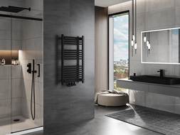 Mexen Mars radiator pentru baie 900 x 500 mm, 370 W, negru - W110-0900-500-00-70