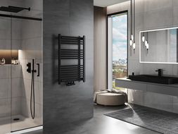 Mexen Mars Calorifer de baie 900 x 600 mm, 430 W, Neagră - W110-0900-600-00-70
