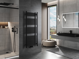 Mexen Mars Calorifer de baie 1500 x 600 mm, 729 W, Neagră - W110-1500-600-00-70