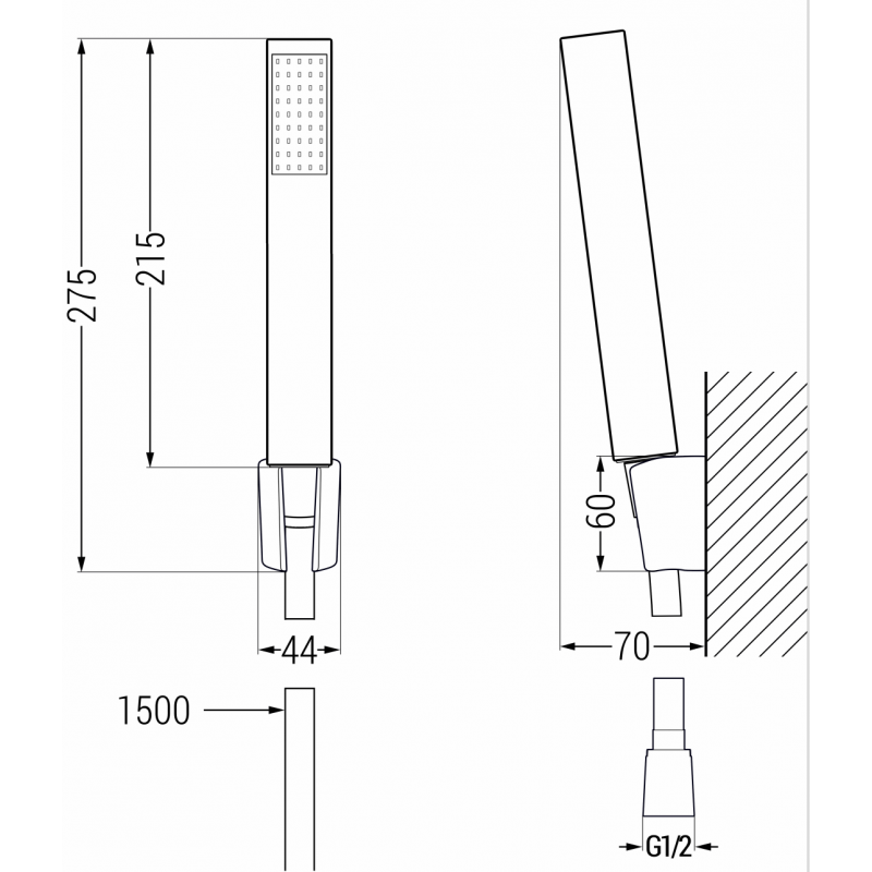 Mexen R-77 pontszerű zuhanykészlet, arany - 785775052-50