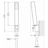 Mexen R-77 set de duș în puncte, Aurie - 785775052-50
