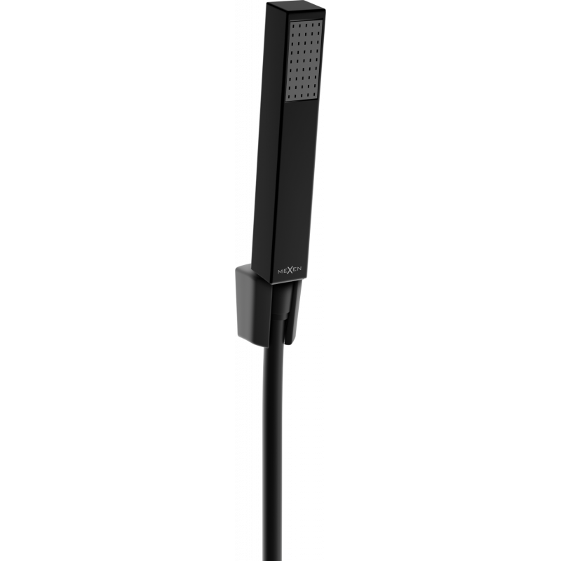 Mexen R-77 pontszerű zuhanykészlet, fekete - 785775052-70