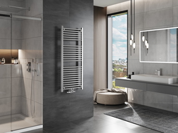 Mexen Mars radiator baie 1200 x 500 mm, 417 W, crom - W110-1200-500-00-01