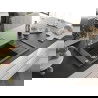 Mexen Elias chiuvetă de granit cu 1 compartiment cu scurgător și baterie de bucătărie Carla, negru pistruiat - 6511-76-670700-00