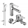 Mexen Sabre Set baie DF05, crom - 72103DF05-00