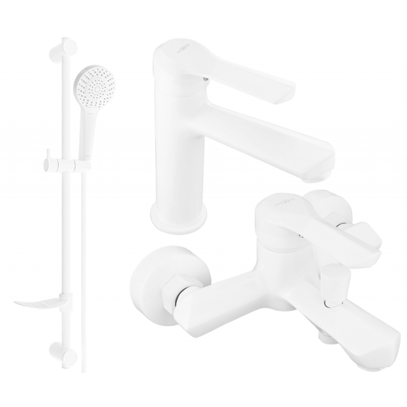 Mexen Sabre Set de baie DF05, alb - 72103DF05-20