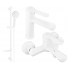 Mexen Sabre Set de baie DF05, alb - 72103DF05-20