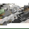 Mexen Andres Chiuvetă de granit de 1,5 compartiment cu picurător și baterie de bucătărie Carla, gri - 6515-71-670700-50