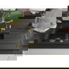 Mexen Andres chiuvetă de granit 1,5 cuve cu scurgător și baterie de bucătărie Carla, negru/argintiu - 6515-73-670700-50