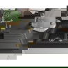 Mexen Andres chiuvetă granit 1,5-camere cu scurgător și baterie de bucătărie Carla, negru pătat - 6515-76-670700-50