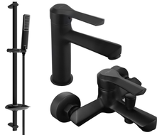 Mexen Sabre DB72 set de baie, negru - 72103DB72-70