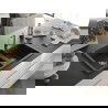 Mexen Tomas Chiuvetă de granit cu 2 compartimente și baterie de bucătărie Carla, Neagră/Argintiu metalic - 6516-73-670700-00