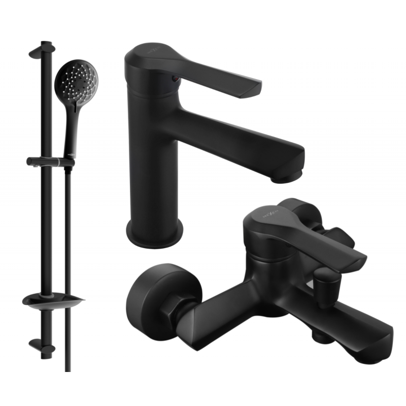 Mexen Sabre DB74 set cadă, negru - 72103DB74-70