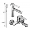 Mexen Sabre DF62 fürdőszobai készlet, króm - 72103DF62-00