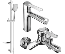 Mexen Sabre DF62 fürdőszobai készlet, króm - 72103DF62-00