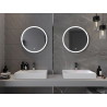 Mexen Gobi oglindă de baie iluminată, rotundă 60 cm, LED 6000K, anti-ceață - 9801-060-060-611-00