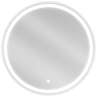 Mexen Gobi megvilágított fürdőszobai tükör, kerek, 70 cm, LED 6000K, páramentesítő - 9801-070-070-611-00
