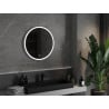 Mexen Gobi megvilágított fürdőszobai tükör 70 x 70 cm, LED 6000K, anti-pára - 9801-070-070-611-00