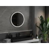 Mexen Gobi oglindă de baie iluminată, rotundă 70 cm, LED 6000K, anti-aburire - 9801-070-070-611-00