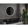 Mexen Gobi oglindă iluminată de baie 80 x 80 cm, LED 6000K, anti aburire - 9801-080-080-611-00