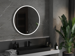 Mexen Gobi oglindă iluminată de baie 90 x 90 cm, LED 6000K, anti aburire - 9801-090-090-611-00
