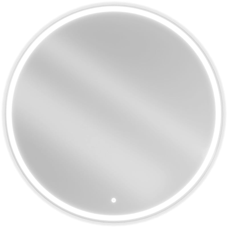 Mexen Gobi kerek, megvilágított fürdőszobai tükör 100 cm, LED 6000K, páramentes - 9801-100-100-611-00