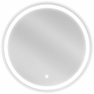 Mexen Gobi megvilágított kör alakú fürdőszobai tükör, 60 cm, LED 6000K, páramentes - 9801-060-060-611-00
