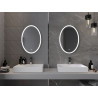 Mexen Elz 50 x 70 cm-es, LED 6000K, páramentes fürdőszobai tükör - 9802-050-070-611-00