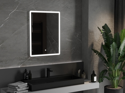 Mexen Navia megvilágított fürdőszobai tükör 60 x 80 cm, LED 6000K, anti-pára - 9803-060-080-611-00