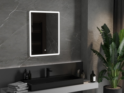 Mexen Navia oglindă de baie iluminată 60 x 80 cm, LED 6000K, anti-aburire - 9803-060-080-611-00