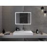 Mexen Navia megvilágított fürdőszobai tükör 80 x 60 cm, LED 6000K, anti-pára - 9803-080-060-611-00