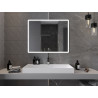 Mexen Navia 100 x 80 cm-es, LED 6000K, páramentesített fürdőszobai tükör - 9803-100-080-611-00