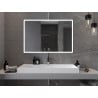 Mexen Navia megvilágított fürdőszobai tükör 120 x 80 cm, LED 6000K, anti-pára - 9803-120-080-611-00